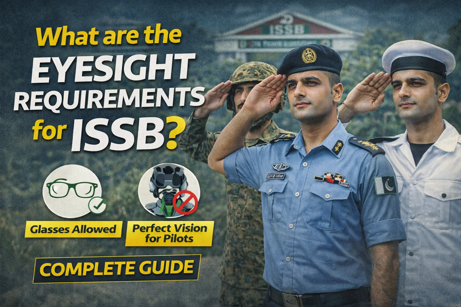 What Are the Eyesight Requirements for ISSB? A Complete Guide for Applicants