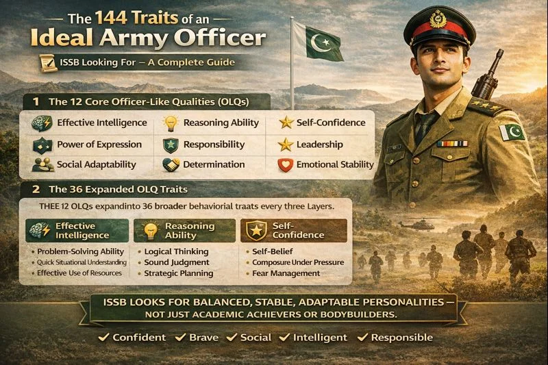 The 144 Traits of an Ideal Army Officer (ISSB Looking For — A Complete Guide)