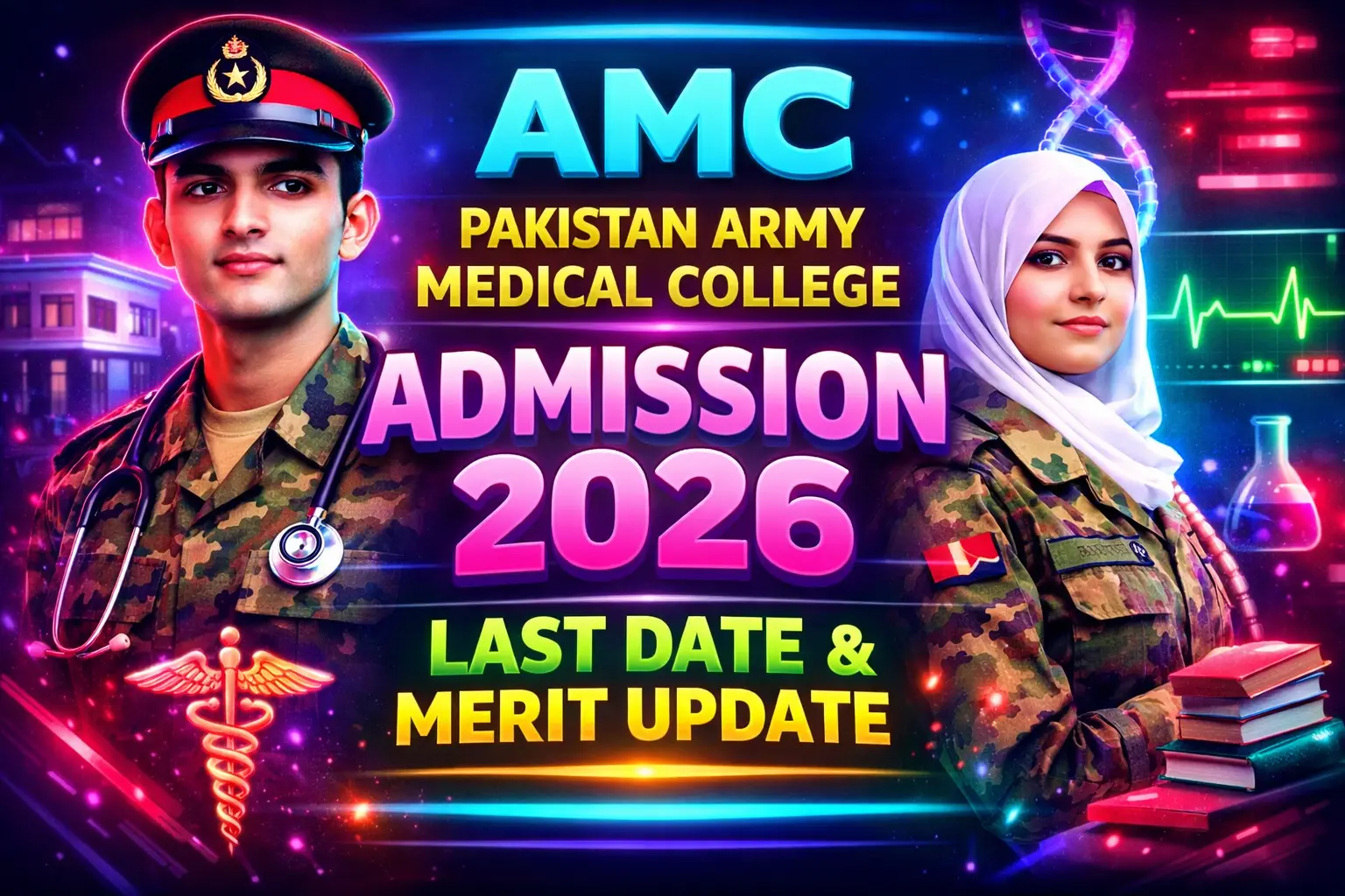 AMC Pakistan Army Medical College Admission Last Date 2026