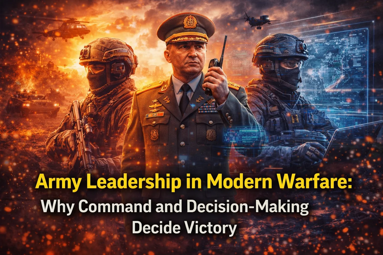 Army Leadership in Modern Warfare: Why Command and Decision-Making Decide Victory