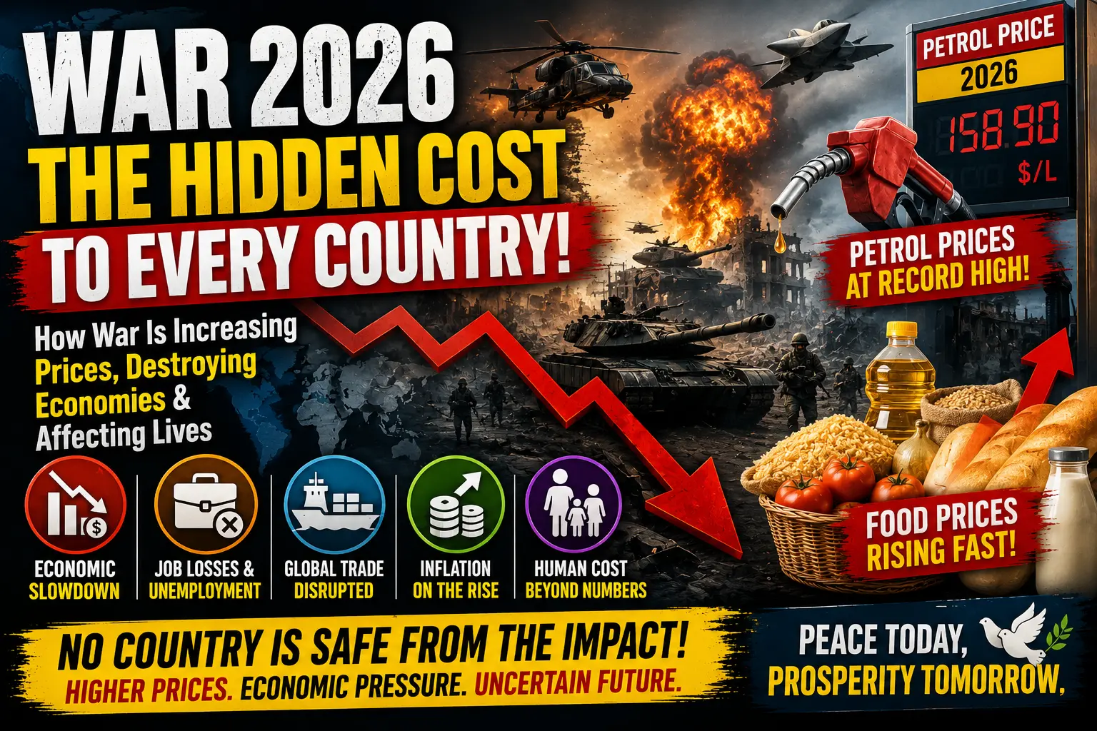 The Hidden Cost of War 2026 – How Conflict Is Impacting Every Country